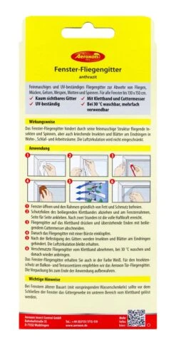 Aeroxon Fenster Fliegengitter -Deutschland Pflegoria Verkaufs-Shop Aeroxon20Fenster20Fliegengitter 41708 H01