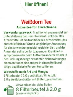 Bad Heilbrunner Weißdorntee - 8 Beutel -Deutschland Pflegoria Verkaufs-Shop Bad20Heilbrunner20Weissdorntee 74524 H01