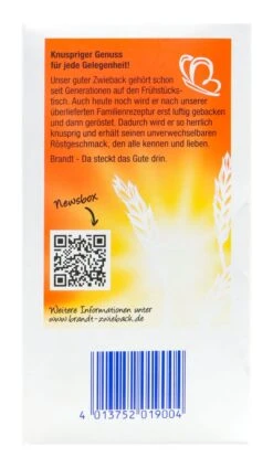 Brandt Markenzwieback - 225 G -Deutschland Pflegoria Verkaufs-Shop Brandt20Markenzwieback 50401 L01