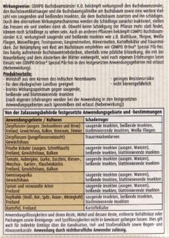 Compo Buchsbaumzünsler K.O. - 50 Ml -Deutschland Pflegoria Verkaufs-Shop Compo20Buchsbaumzuensler20K.O. 31251 H01