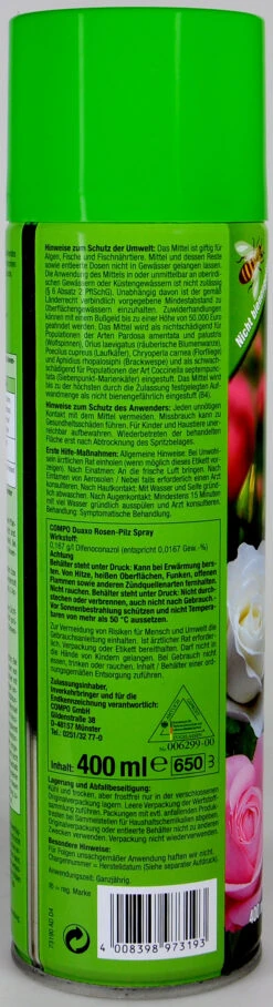 Compo Duaxo Rosen-Pilz-Spray - 400 Ml -Deutschland Pflegoria Verkaufs-Shop Compo20Duaxo20Rosen Pilz frei 31333 H02