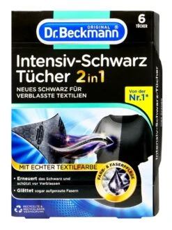 Dr. Beckmann Intensiv-Schwarz Tücher 2in1 - 6 Stück