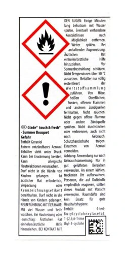 Glade® Glade Touch & Fresh - Summer Bouquet - 10 Ml -Deutschland Pflegoria Verkaufs-Shop Glade20Touch20und20Fresh20 20Summer20Bouquet 26118 H01