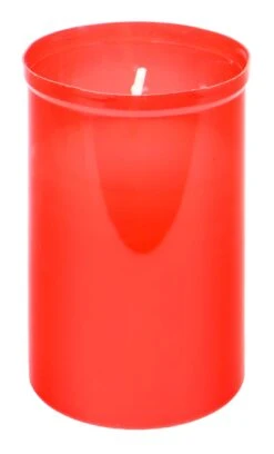 Bolsius Grablicht In Rot - Ohne Deckel - 3 Tage Brenndauer