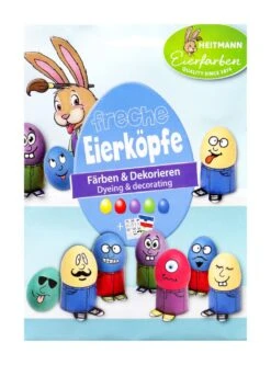 Heitmann Eierfarben Freche Eierköpfe - 5 Farben