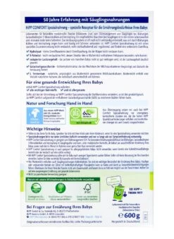 Hipp 2313 Comfort Spezialnahrung Von Geburt An - 600g -Deutschland Pflegoria Verkaufs-Shop Hipp20231320Comfort20Spezialnahrung20von20Geburt20an 94850 H01