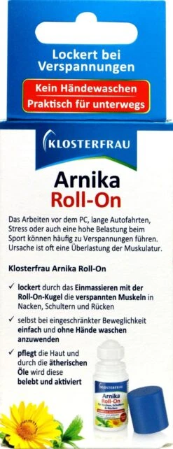 Klosterfrau Arnika Roll-on - 50 Ml -Deutschland Pflegoria Verkaufs-Shop Klosterfrau20Arnika20Roll on 72301 H01