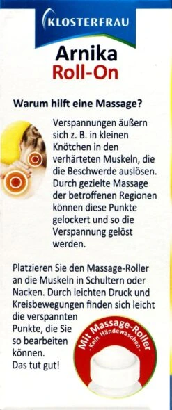 Klosterfrau Arnika Roll-on - 50 Ml -Deutschland Pflegoria Verkaufs-Shop Klosterfrau20Arnika20Roll on 72301 L01