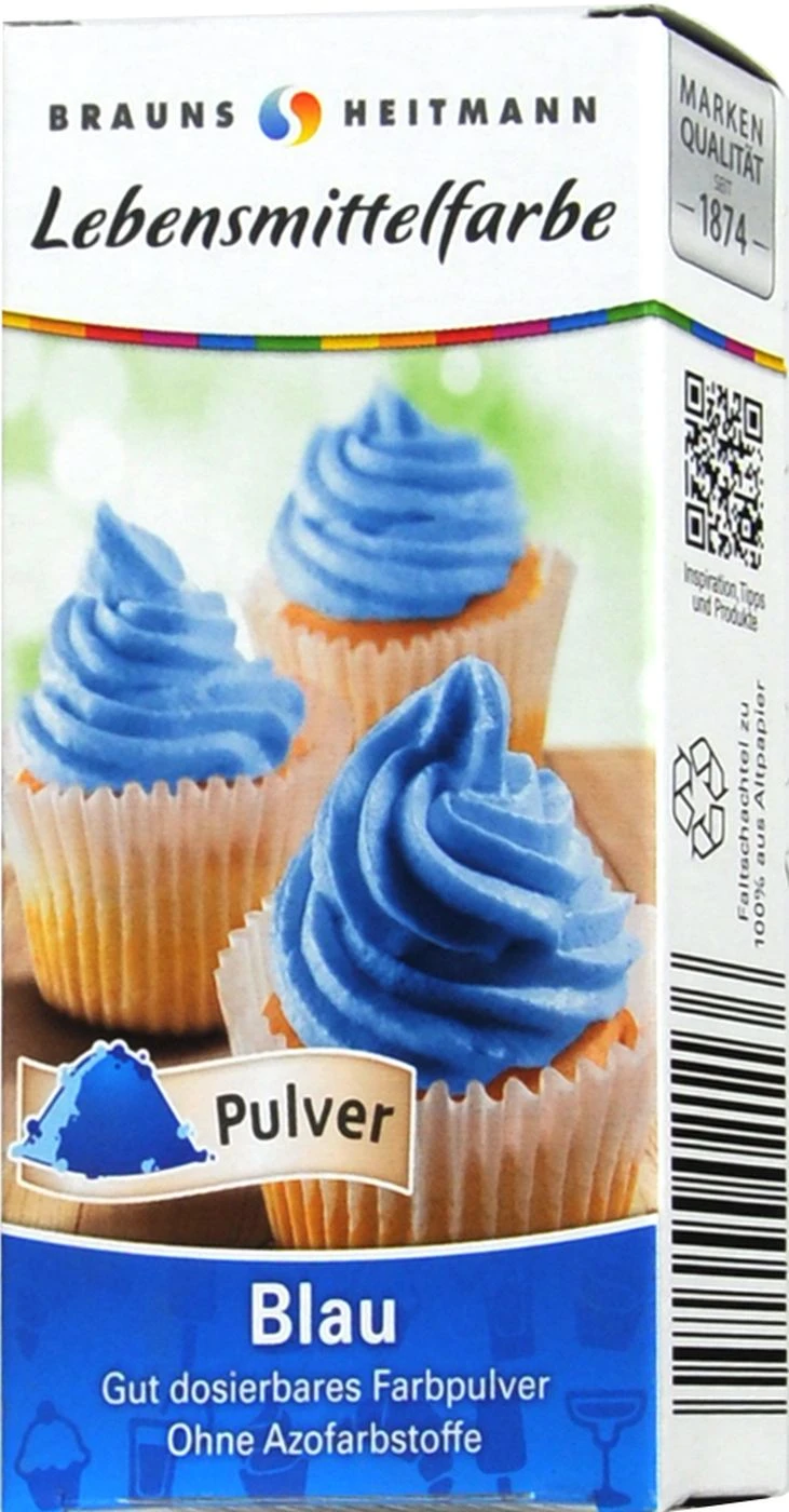 Lebensmittelfarbe Blau - 2 X 4 G 1 Lebensmittelfarbe Blau - 2 X 4 G