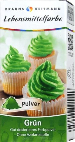 Lebensmittelfarbe Grün - 2 X 4 G