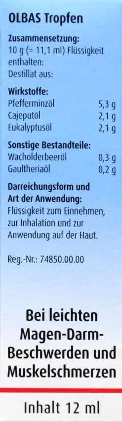 Olbas Tropfen - 12 Ml -Deutschland Pflegoria Verkaufs-Shop Olbas20Tropfen 19190 H01