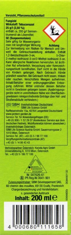 Protect Garden Curamat Rosen-Pilzfrei - 200 Ml -Deutschland Pflegoria Verkaufs-Shop Protect Garden Curamat Rosen Pilzfrei 34315 R01