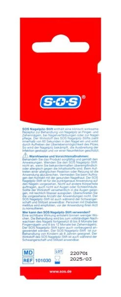 SOS Nagelpilz-Stift - 3 Ml -Deutschland Pflegoria Verkaufs-Shop SOS20Nagelpilz Stift 19234 H01