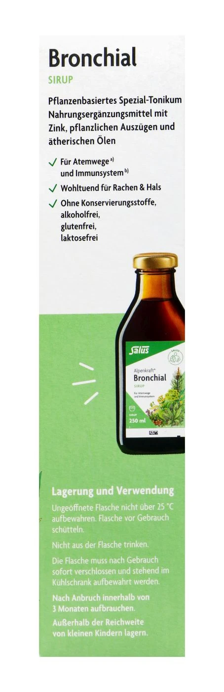 Salus Alpenkraft Bronchial Sirup - 250 Ml 2 Salus Alpenkraft Bronchial Sirup - 250 Ml – Bild 2