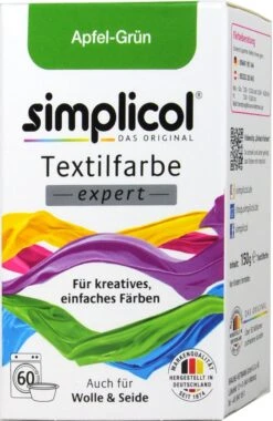 Simplicol Expert Apfel-Grün Textilfarbe - 1714 - 150 G