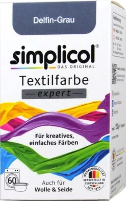 Simplicol Expert Delfin-Grau Textilfarbe - 1717 - 150 G