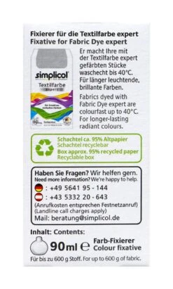 Simplicol Expert Farb-Fixierer - 1730 - 90 Ml -Deutschland Pflegoria Verkaufs-Shop Simplicol20Expert20Farb Fixierer 27125 L01
