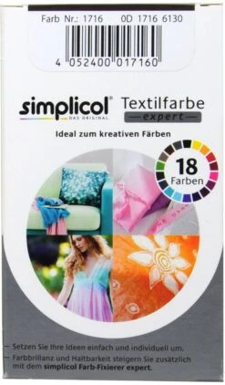 Simplicol Expert Nuss-Braun Textilfarbe - 1716 - 150 G -Deutschland Pflegoria Verkaufs-Shop Simplicol20Expert20Nuss Braun20Textilfarbe 27118 H01