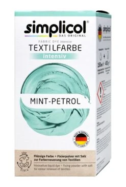 Deutschland Pflegoria Verkaufs-Shop 20 Simplicol Intensiv Mint-Petrol Textilfarbe - 1027251
