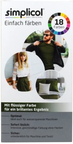 Simplicol Intensiv Oliv-Grün Textilfarbe - 1814 -Deutschland Pflegoria Verkaufs-Shop Simplicol20Intensiv20Oliv Gruen20Textilfarbe 27304 H01