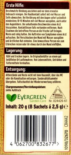 Naturen Bio Zünsler & Raupenfrei XenTari - 20 G -Deutschland Pflegoria Verkaufs-Shop Substral20Naturen20Zuensler20und20Raupenfrei20XenTari 32501 L01